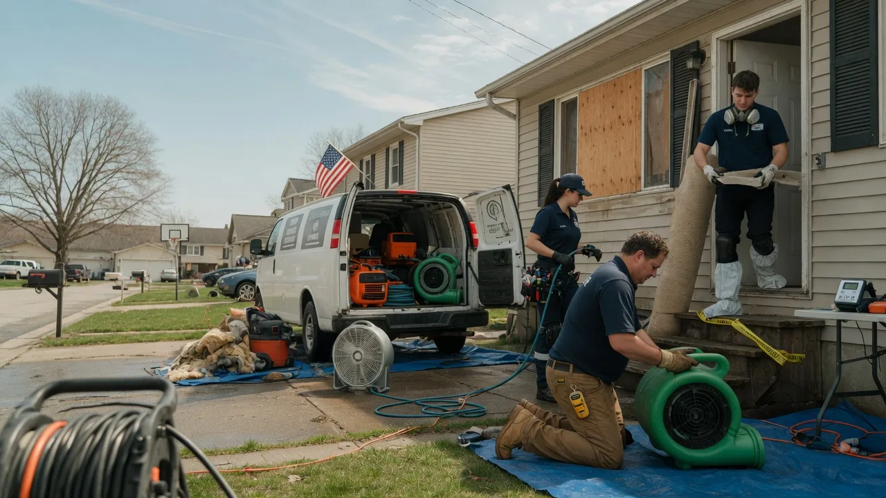 Water Damage Restoration in Peru, IL near me